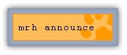 MrH Announcement System